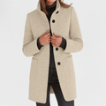 LARA| Cappotto da donna con collo alto