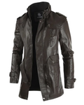 ANDRE™|GIACCA LUNGA ELEGANTE BIKER