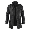 ANDRE™|GIACCA LUNGA ELEGANTE BIKER